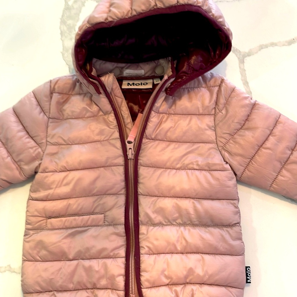 Pink Molo puffer jacket